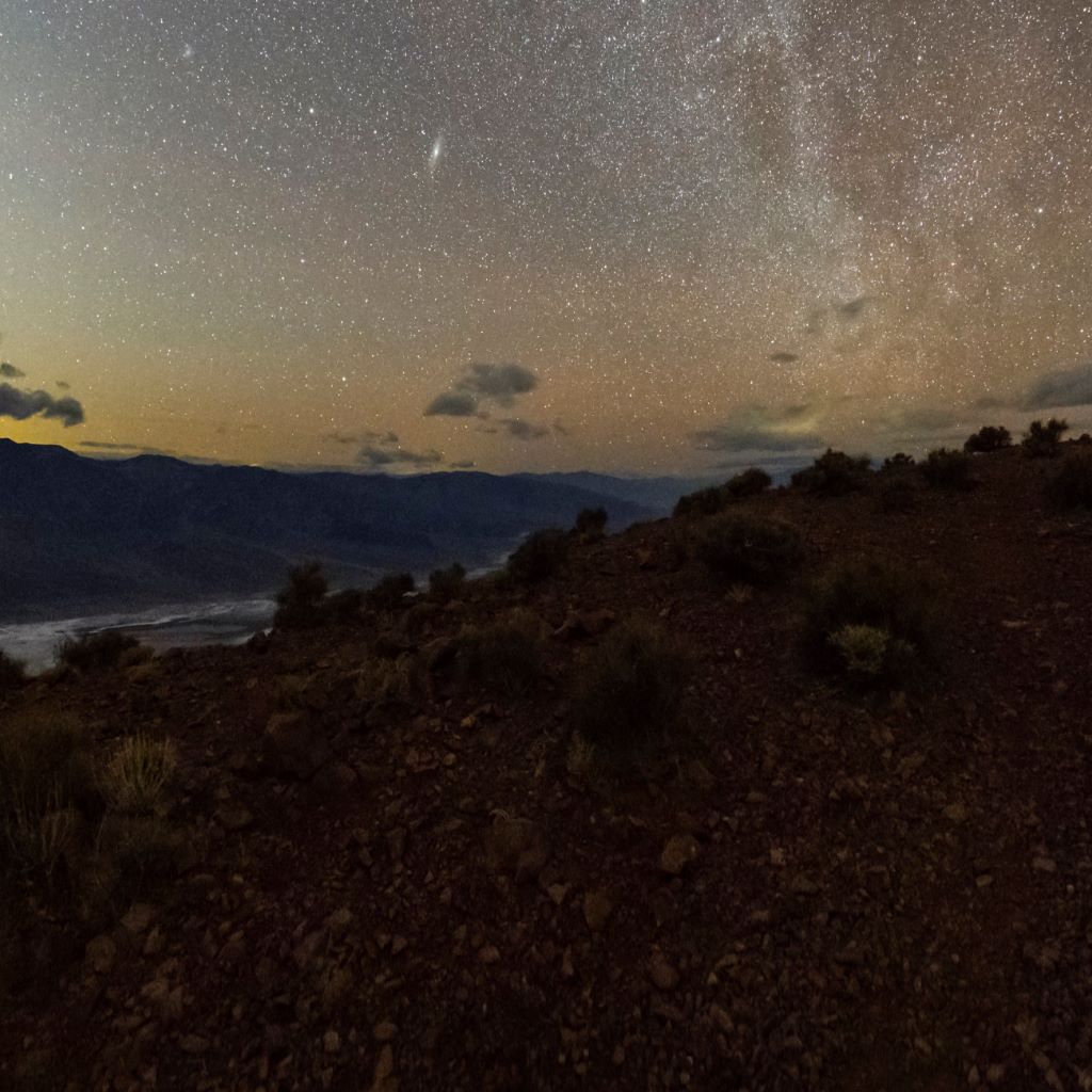 Under the star-filled Death Valley sky, the lights of distant Las Vegas and Los Angeles have an impact on the park’s skies and desert nightlife. Light pollution dramatically affects ecosystems, animals, and humans—and not in good ways. Learn more: https://on.natgeo.com/2CVj4tM 360 Photo by Babak Tafreshi