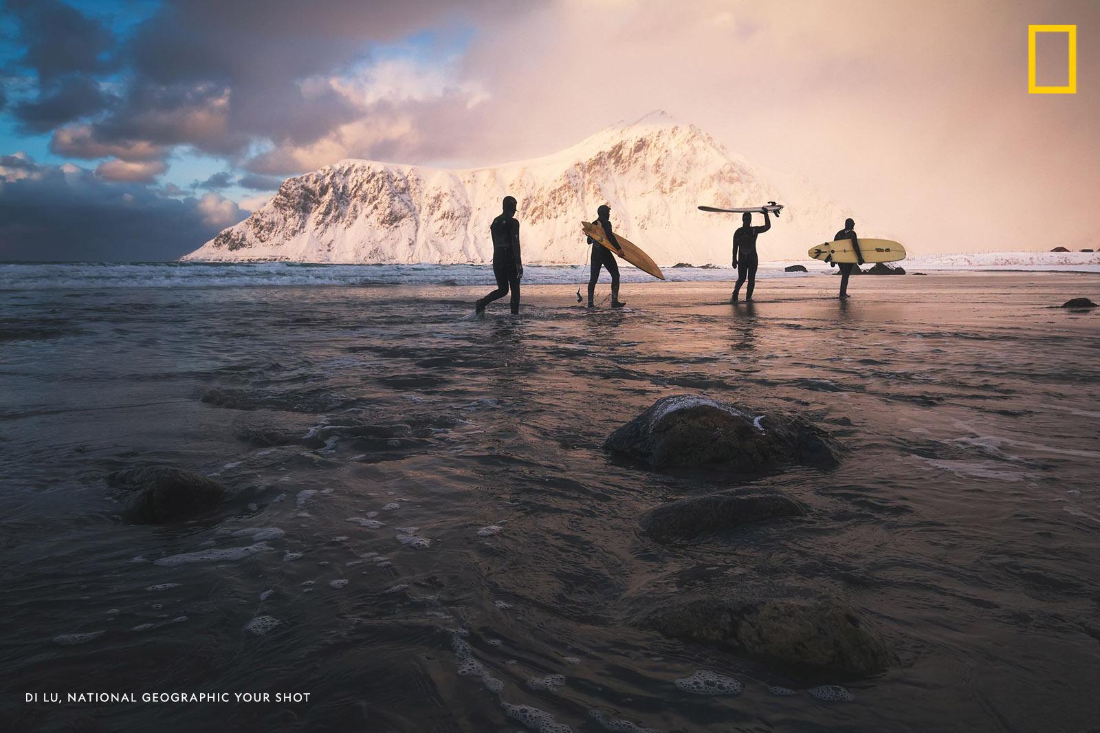 “People love adventure, especially in a magical place like Lofoten Islands which is one of the northernmost places in the world,” writes Your Shot photographer Di Lu. https://on.natgeo.com/2GuGUgX
